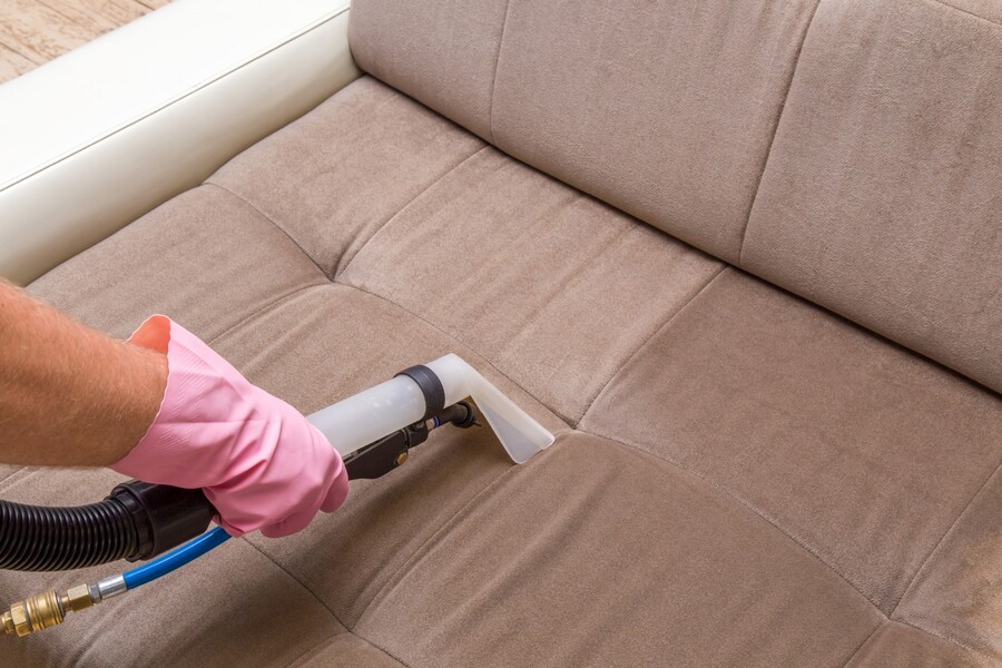 Upholstery cleaning by I Clean Carpet And So Much More LLC